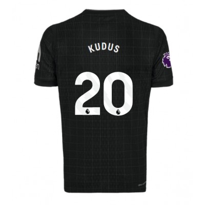 Fotballdrakt Herre Tottenham Hotspur Mohammed Kudus #20 Bortedrakt 2025-26 Kortermet Fotballdrakt Herre Tottenham Hotspur Mohammed Kudus #20 Bortedrakt 2025-26 Kortermet